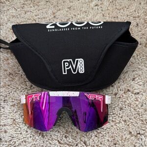 Pit Viper Purple and Pink Sunglasses